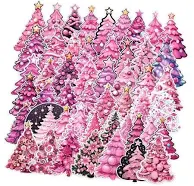 Bybiment 60 Pcs Christmas Tags - Claus Name Tag Stickers for Presents Parties, Size: 2.44 x 1.47