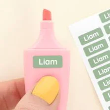 Mini Name Labels for Your Tiny Items. Durable, Can Handle Rough Wear and Tear an
