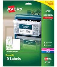 Avery Durable Easy Peel ID Labels 06793
