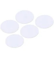 NFC Stickers, 5 Pack Nfc213 Tag Sticker 144 Bytes Memory Fully Programmable Blank Round 30mm/1.2