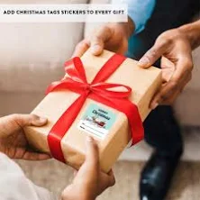 40ct Christmas To/From Sticker L