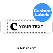 Rectangle Labels | Custom Printed Stickers on a Roll | Matte or Gloss | Custom Sizes | Candle Labels, Food Labels, Soap Labels, and more!