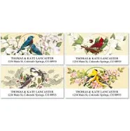 Birds & Blossoms Address Labels (4 Designs)