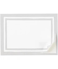 Silver Border Gift Labels