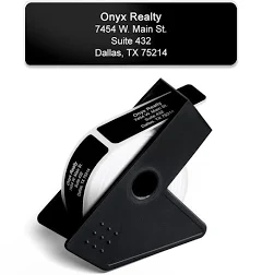 Solid Black - Labels - 150 ct