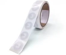 Nfc Sticker Tag 13.56 Mhz 25mm Round Printable Rfid Mini Size Paper Roll For Nfc Social Media Logistics Payment Business Cards