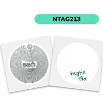 NTAG215 NFC Tag 215 Sticker Adhesive NTAG213 / 1 Pack - 100 pieces