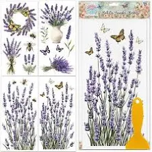 1set 4Pcs 4 Styles Flower and Angel PVC Waterproof Decorative Stickers Self Adhe