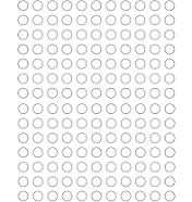 Royal Green Store White Round Labels 1/2 inch + Bonus Colored Labels