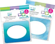 Barker Creek Self-Adhesive Tie-Dye & Ombré School Name Tags 4364