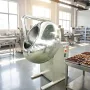 New fully automatic chocolate coating machine, using soy and milk raw materials, chocolate coating