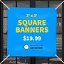 Vinyl Banner 3' x 3'
