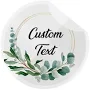 Muka 100 Pcs Custom Labels Personalized Stickers, Pvc Labels For Business Logo, Full Color Printing, Price/100 Pcs - Round/Clear, 3"x3" - Sample
