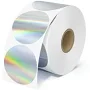 MUNBYN Holographic Silver Thermal Sticker Labels