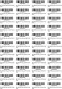 Amazon Fba Label (100 Sheets,4400 Labels) 44-up Labels 48.5x25.4 Mm On