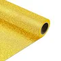 Htvront 10" x 10ft Glitter Gold Heat Transfer Vinyl Iron On T-Shirt HTV Vinyl for Htvront & All Cutter Machine