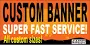 Custom Vinyl Banner 4ft x 2ft Full Color Custom Printed Banner Full Kit