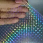 Prism Holographic Transparent Self Adhesive Overlay Film A4 Sheet - Vinyl Holographic Sticker