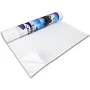 Outdoor Permanent Eco Solvent Printable Self Adhesive Wall Sticker PVC Vinyl Banners Roll Flex Bubble Free For Advertising 1.07*50m / White