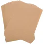 50 Sheets Printable A4 Brown Kraft Paper Sticker Labels for Home and Office Use Easy to Peel and, Size: 29.00X21.00X0.10CM