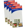LetterCraft Permanent Vinyl Lettering, Helvetica, 1-Inch, White, 177 Per Pack, 4 Packs