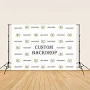 Custom Fabric Backdrop for Birthday&Baby Shower&Wedding& Any Event Decorations, 3Wx5Hft / Custom