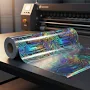 Graphictac Rainbow Holographic Printable Vinyl Film Air Release, Eco-Solvent / UV / Latex