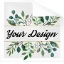 Muka 100 Pcs Custom Labels Personalized Stickers, Pvc Labels For Business Logo, Full Color Printing, Price/100 Pcs - Square/White, 3"x3" - Sample