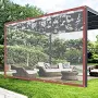 Durable and Versatile Brown Tarp: 8x10ft, 2.5x3m, 0.5mm Tpu, Waterproof, UV Resistant, Corrosion Proof, Perfect for Tents, Canopies