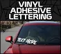 Custom Decals Vinyl Adhesive Lettering