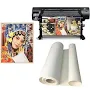 Wholesale canvas roll canvas inkjet roll poly cotton canvas inkjet roll,2 Square Meters
