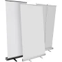 Standard Roll Up 200 x 85 cm Silver Aluminium