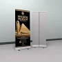32Inch* 79Inch/80Cm* 200Cm Display Stand Can Be Customized DIY Aluminum Roll-Up Poster Stand for Trade Shows And Events, Portable And High-Definition