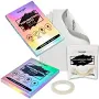 MakerFlo Sublimation Printing Pack – 200 Sheets Sublimation Paper (8.5 x 11 & 8.5 x 14) with Heat-Resistant Tape for Tumblers, Mugs & Craft Projects