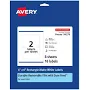 Avery Durable Removable Rectangle Labels