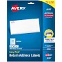 Avery Easy Peel Inkjet Return Address Labels 8167
