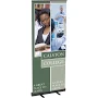 Tradeshow Banners | Economy Retractable Banner Display - 31 1/2 inches | Promotional Items Imprinted with Your Company Logo | 4imprint