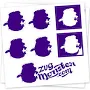 Order Personalized Custom Sticker Sheets For All Your Needs - Zugmonster Gloss Laminated (6mil thick) / 4" x 4" / 50
