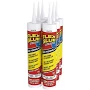 Rubber White Multi-use Interior/Exterior Construction Adhesive 6 -Pack