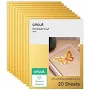 Cricut Printable Vinyl US Letter 11" x 8.5" Gold