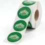 500 Custom Paper stickers - Shape: Rectangle - Glossy Adhesive Paper