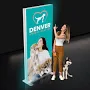 LookOurWay SEG Backlit Lightbox Display Stand Portable LED Display