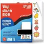 Joyeza Inkjet Printer Printable Vinyl Sticker Paper Glossy