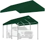 Carpa De Reemplazo 10'x20' Para Cocheras Y Fiestas, Lona Mejorada Con