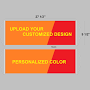 100 Muka Custom Retractable Roll Up Banner Printing, 27 1/2" L X 9 1/2" W ($2.48 @ 100 min) - Rectangle - Sample