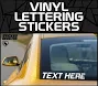 Vinyl Lettering Stickers