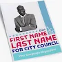 Custom Posters | No Min. Qty | 18" X 24" | VistaPrint | Design: White, Campaigning & Fundraising, Politics, Styles & Themes, Industry