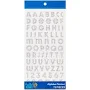Hello Hobby Silver Glitter Alphabet Stickers