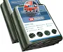 Lonas de polietileno impermeables con ojales multiusos para exteriores US 10ft x 5-15ft | Multi-Purpose | 2 Pack | Waterproof | Polyethylene | Green