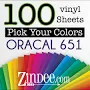 Oracal 651 vinyl BUNDLE 12x12 100 Sheets permanent adhesive vinyl, vinyl, silhouette, cricut, craft vinyl